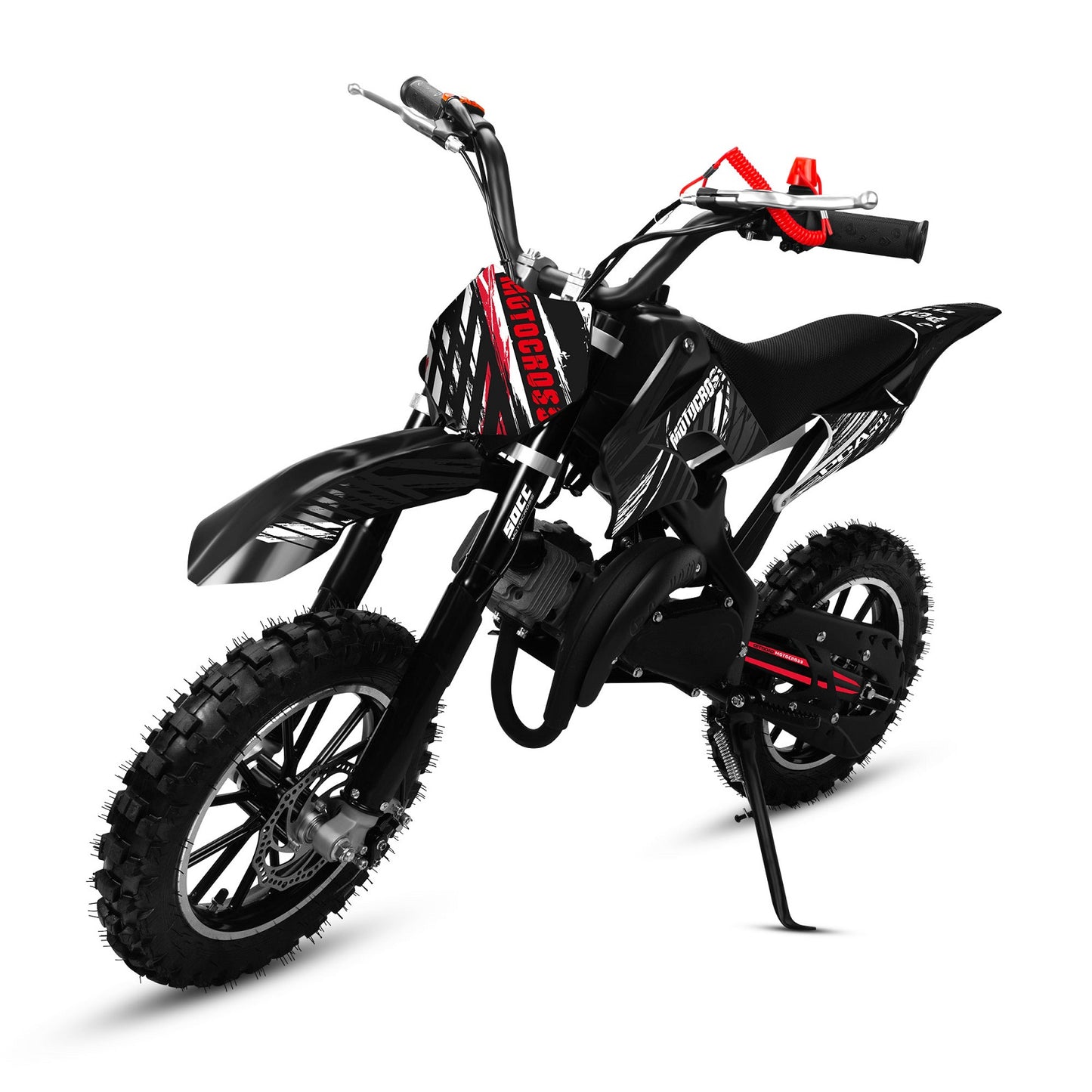 EPICORD 50cc Dirt Bike for Kids 2-Stroke off Road Gas 10" Wheels 1.5 Liters Fuel Capacity